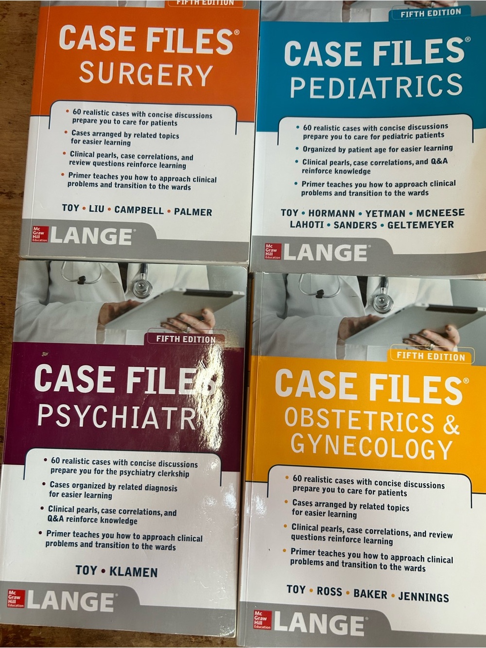 Books on medical case files